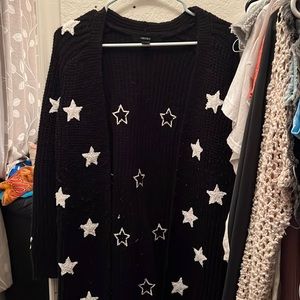 Fuzzy Star Sweater